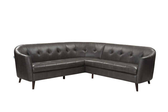 Andros Leather Sectional