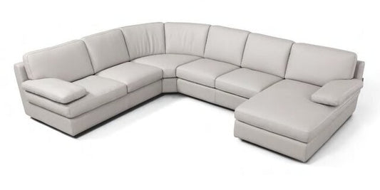 Salerno Leather Sectional