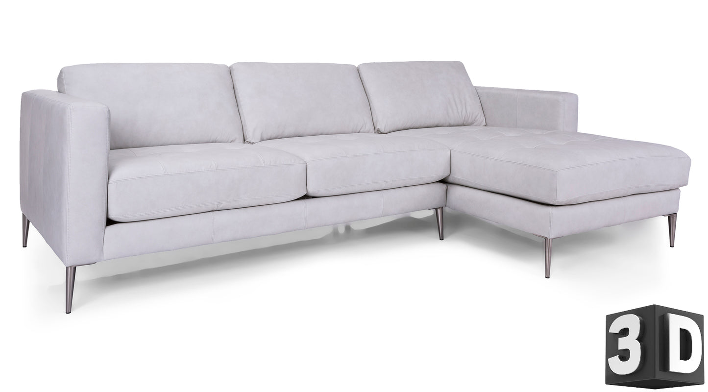 Bowie Leather Sectional